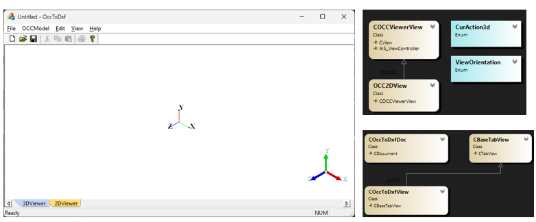 OCC DXF Viewer Screenshot