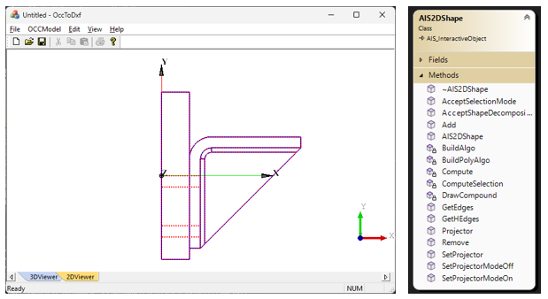 OCC DXF Viewer Screenshot